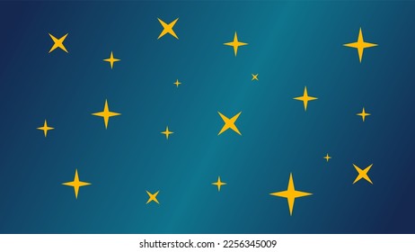 gradient vector background with stars, space background
