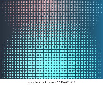 Gradient vector background style with bubbles Format for business ads