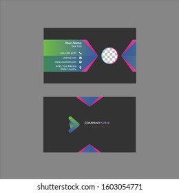 Gradient Vector Creative & Custom Corporate and Clean Business Card Template