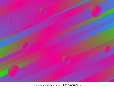 Gradient vector graphics illustration. Vibrant color design.