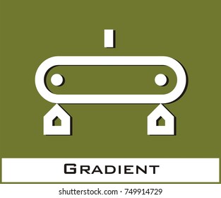 Gradient vector icon