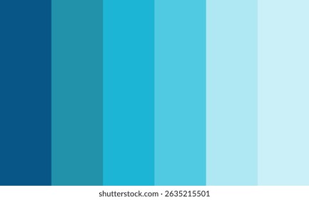 Ilustración vectorial de degradado de la paleta azul