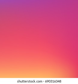 Gradient vector illustration  Colorful background inspired by instagram 