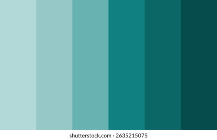 Gradient vector illustration of teal palette