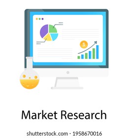 Gradient vector of market research, business infographic 