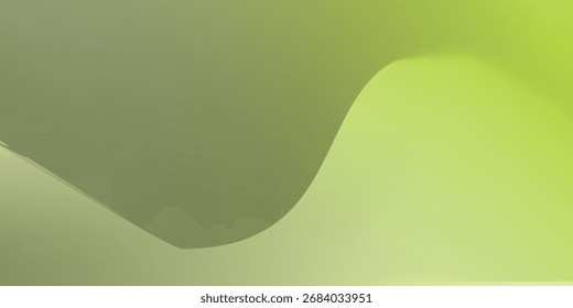 gradient vertical vector banner. Blurred yellow gradient background. Simple soft light backdrop. Gradient template