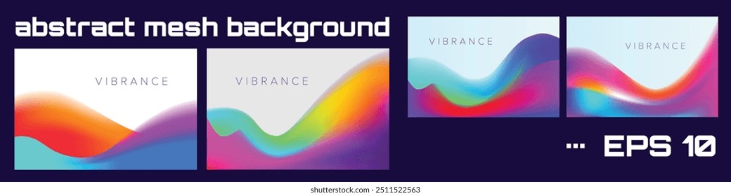 Gradient Vibrant Color Background Bundle