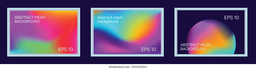Gradient Vibrant Color Background Bundle