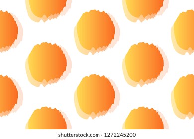 Gradient and vibrant shapes style isolated on white background.  Seamless pattern stock vector illustration
