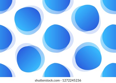 Gradient and vibrant shapes style isolated on white background.  Seamless pattern stock vector illustration
