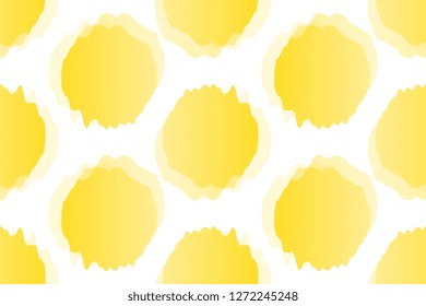 Gradient and vibrant shapes style isolated on white background. Seamless pattern stock vector illustration
