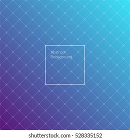 Gradient violet and blue colored triangle polygon pattern vintage background. Abstract geometrical background made up with triangular and rhombus shapes. Brochure, poster, design