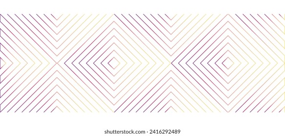 gradient violet outline chevron squares geometric design background