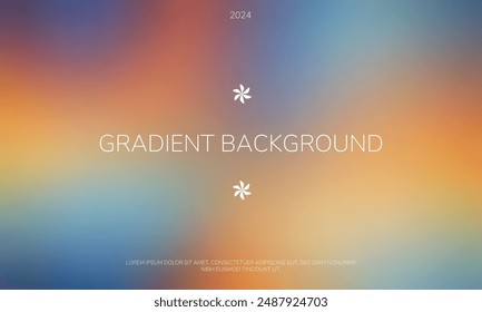 Gradient Warm Cool Tones Abstract Background