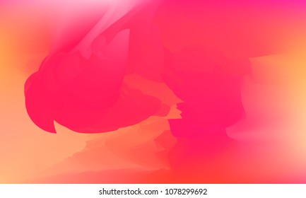 Gradient watercolor background. Hand drawn texture. Artistic background. Abstract frame, place for text. Acrylic hand painted gradient backdrop. Vector illustration.