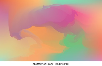 Gradient watercolor background. Hand drawn texture. Artistic background. Abstract frame, place for text. Acrylic hand painted gradient backdrop. Vector illustration.