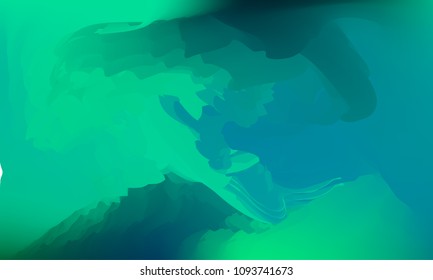 Gradient watercolor background. Hand drawn texture. Artistic background. Abstract frame, place for text. Acrylic hand painted gradient backdrop. Vector illustration.