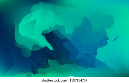 Gradient watercolor background. Hand drawn texture. Artistic background. Abstract frame, place for text. Acrylic hand painted gradient backdrop. Vector illustration.