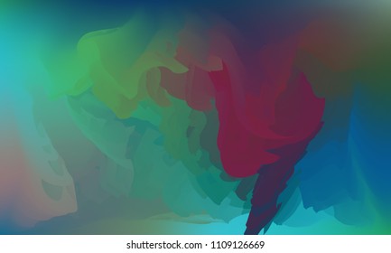 Gradient watercolor background. Hand drawn texture. Artistic background. Abstract frame, place for text. Acrylic hand painted gradient backdrop. Vector illustration.