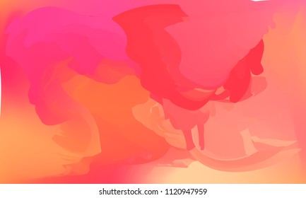 Gradient watercolor background. Hand drawn texture. Artistic background. Abstract frame, place for text. Acrylic hand painted gradient backdrop. Vector illustration.