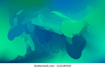 Gradient watercolor background. Hand drawn texture. Artistic background. Abstract frame, place for text. Acrylic hand painted gradient backdrop. Vector illustration.