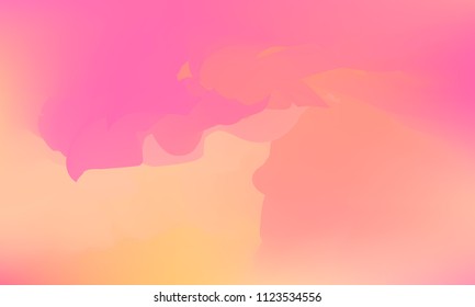 Gradient watercolor background. Hand drawn texture. Artistic background. Abstract frame, place for text. Acrylic hand painted gradient backdrop. Vector illustration.