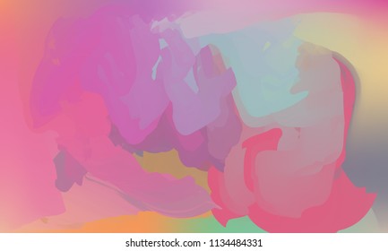 Gradient watercolor background. Hand drawn texture. Artistic background. Abstract frame, place for text. Acrylic hand painted gradient backdrop. Vector illustration.