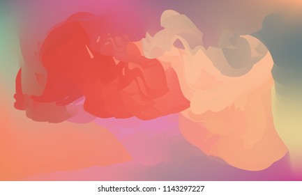 Gradient watercolor background. Hand drawn texture. Artistic background. Abstract frame, place for text. Acrylic hand painted gradient backdrop. Vector illustration.