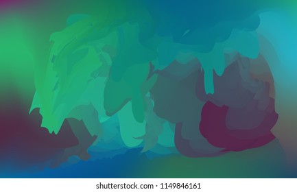 Gradient watercolor background. Hand drawn texture. Artistic background. Abstract frame, place for text. Acrylic hand painted gradient backdrop. Vector illustration.
