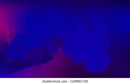 Gradient watercolor background. Hand drawn texture. Artistic background. Abstract frame, place for text. Acrylic hand painted gradient backdrop. Vector illustration.