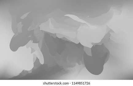 Gradient watercolor background. Hand drawn texture. Artistic background. Abstract frame, place for text. Acrylic hand painted gradient backdrop. Vector illustration.