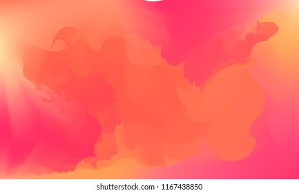 Gradient watercolor background. Hand drawn texture. Artistic background. Abstract frame, place for text. Acrylic hand painted gradient backdrop. Vector illustration.