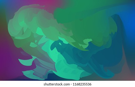 Gradient watercolor background. Hand drawn texture. Artistic background. Abstract frame, place for text. Acrylic hand painted gradient backdrop. Vector illustration.