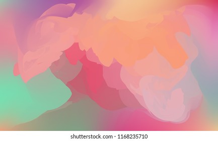 Gradient watercolor background. Hand drawn texture. Artistic background. Abstract frame, place for text. Acrylic hand painted gradient backdrop. Vector illustration.