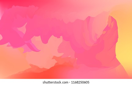 Gradient watercolor background. Hand drawn texture. Artistic background. Abstract frame, place for text. Acrylic hand painted gradient backdrop. Vector illustration.