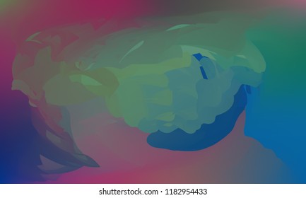 Gradient watercolor background. Hand drawn texture. Artistic background. Abstract frame, place for text. Acrylic hand painted gradient backdrop. Vector illustration.