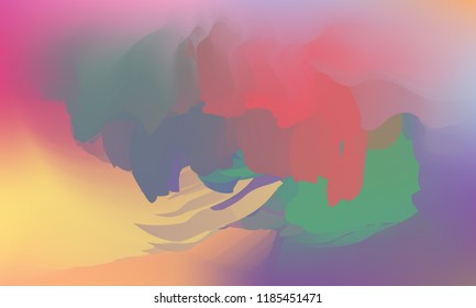 Gradient watercolor background. Hand drawn texture. Artistic background. Abstract frame, place for text. Acrylic hand painted gradient backdrop. Vector illustration.