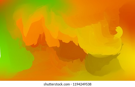 Gradient watercolor background. Hand drawn texture. Artistic background. Abstract frame, place for text. Acrylic hand painted gradient backdrop. Vector illustration.
