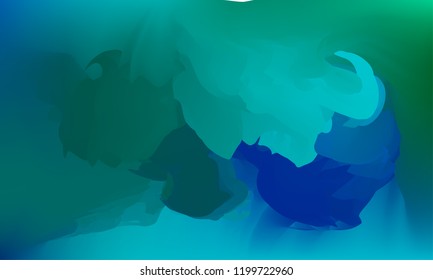 Gradient watercolor background. Hand drawn texture. Artistic background. Abstract frame, place for text. Acrylic hand painted gradient backdrop. Vector illustration.