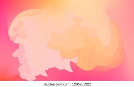 Gradient watercolor background. Hand drawn texture. Artistic background. Abstract frame, place for text. Acrylic hand painted gradient backdrop. Vector illustration.