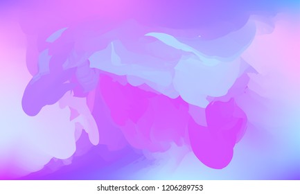 Gradient watercolor background. Hand drawn texture. Artistic background. Abstract frame, place for text. Acrylic hand painted gradient backdrop. Vector illustration.