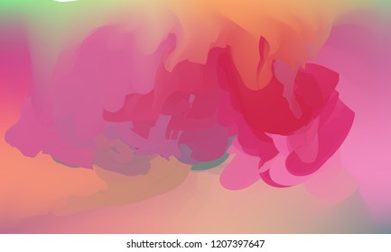 Gradient watercolor background. Hand drawn texture. Artistic background. Abstract frame, place for text. Acrylic hand painted gradient backdrop. Vector illustration.