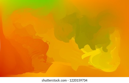 Gradient watercolor background. Hand drawn texture. Artistic background. Abstract frame, place for text. Acrylic hand painted gradient backdrop. Vector illustration.