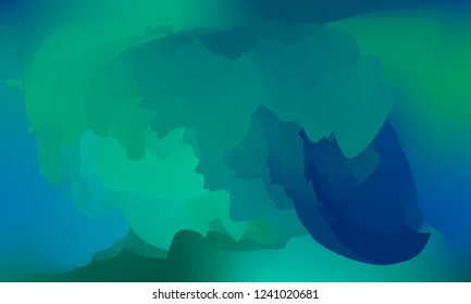 Gradient watercolor background. Hand drawn texture. Artistic background. Abstract frame, place for text. Acrylic hand painted gradient backdrop. Vector illustration.