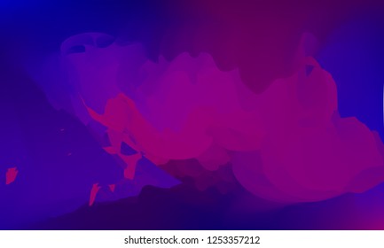 Gradient watercolor background. Hand drawn texture. Artistic background. Abstract frame, place for text. Acrylic hand painted gradient backdrop. Vector illustration.