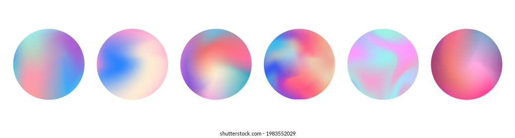 Gradient Watercolor Highlights for Social Media. Vector illustration