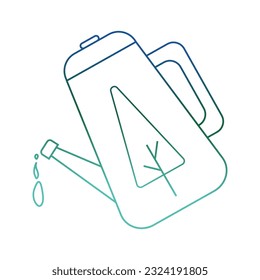 Gradient Watering can icon. vector related icon for web and mobile applications