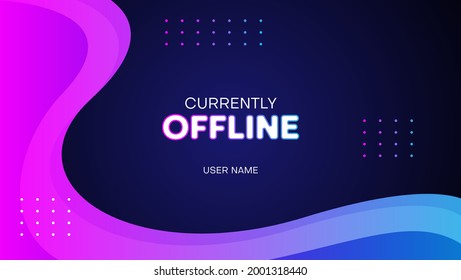 gradient wave background for streaming offline mode
