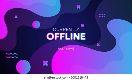 gradient wave background for streaming offline mode