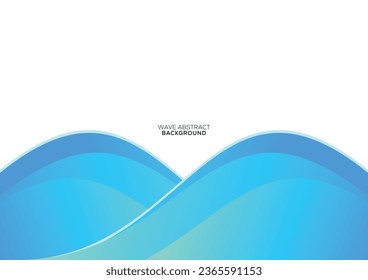gradient wave background template design